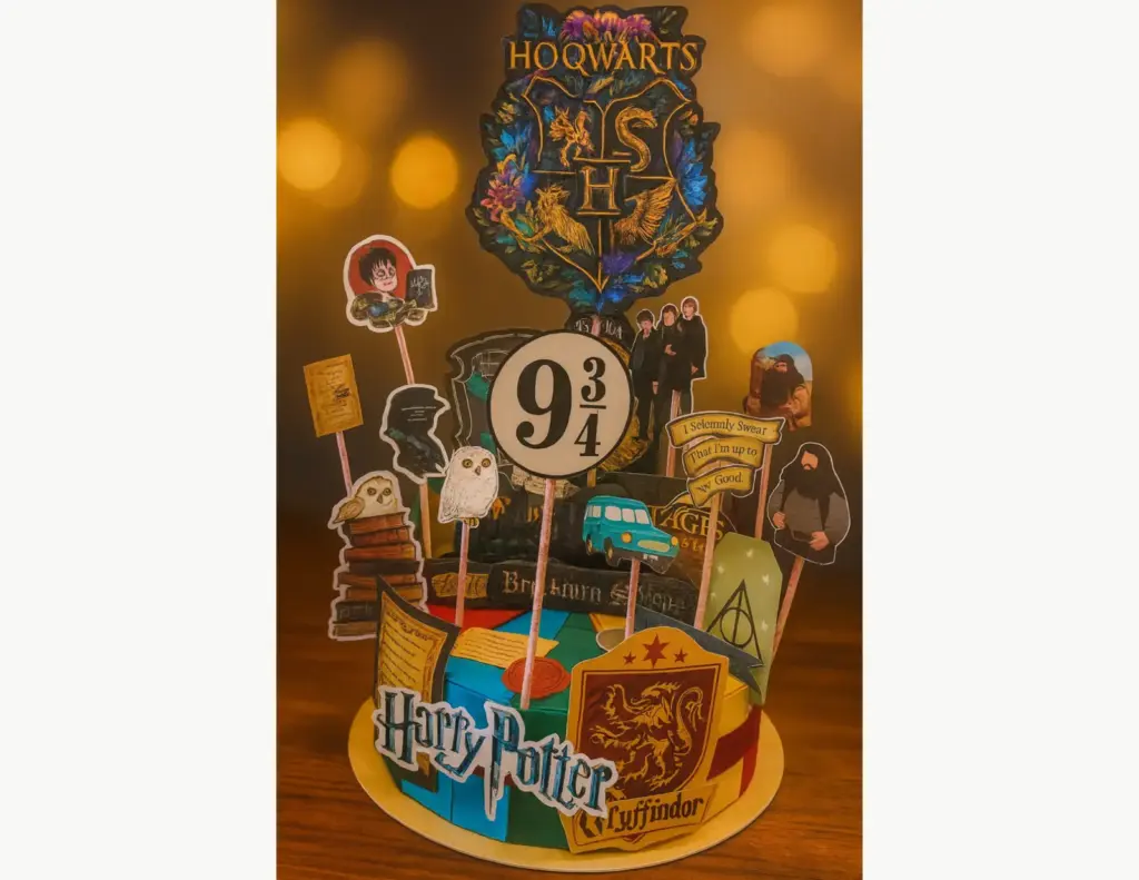 Little Fairy carton celebration cake 10