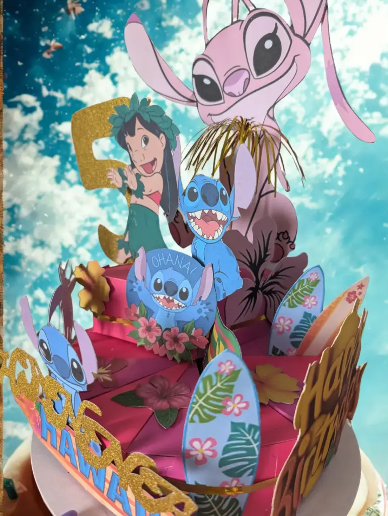 Little Fairy carton celebration cake 19